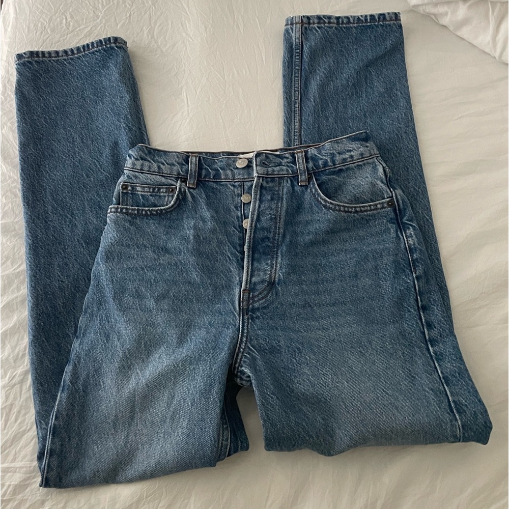 REFORMATION CYNTHIA HIGH RISE STRAIGHT - Picture 10 of 10